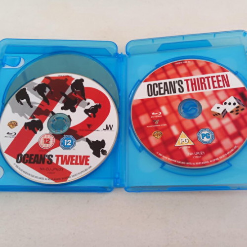 Oceans The Complete Collection Blu-ray trilogy used, subtitles