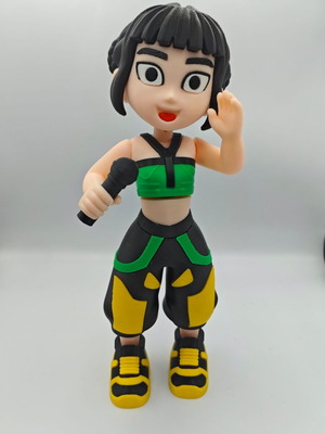 Φιγούρα Zoey 3D χειροποίητη, καινούργια, με αρθρώσεις, 25 εκ.