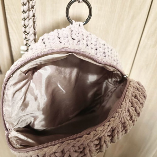 Handmade backpack bag pink new