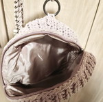 Handmade backpack bag pink new