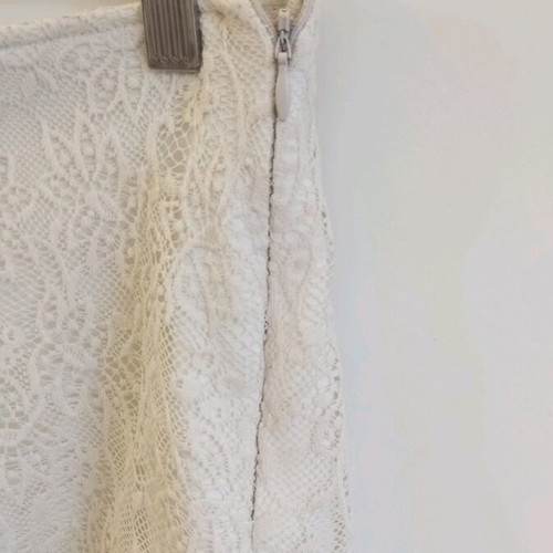 Lace shorts used Zara white, size S