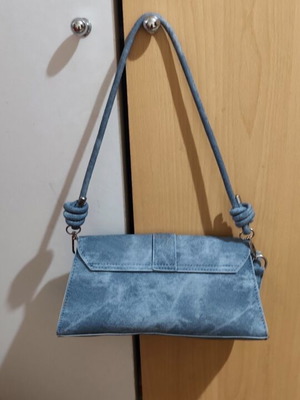 Shein handbag with denim effect like new, blue