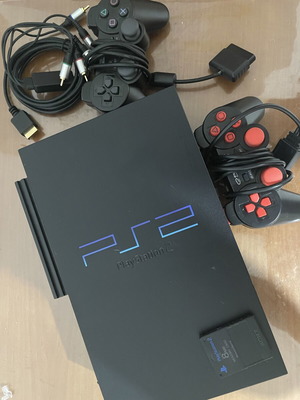 Sony PlayStation 2 (FAT) κονσόλα μεταχειρισμένη με 500GB σκληρό, 2 χειριστήρια, 200 παιχνίδια