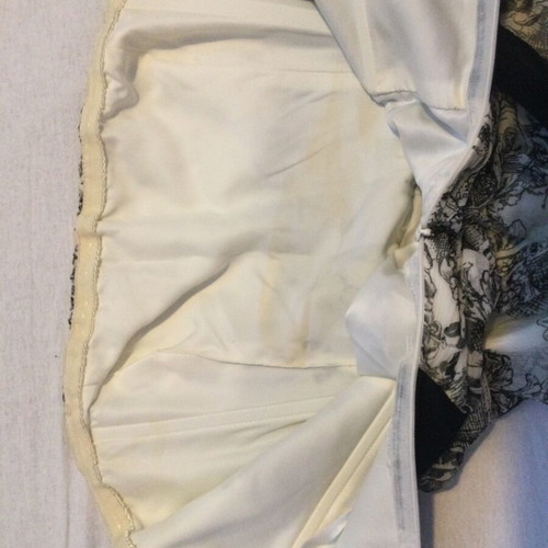 Strapless maxi dress BCBG Maxazria like new, white and gray