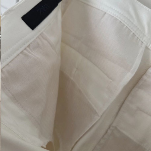 Zara men's pants white size M new