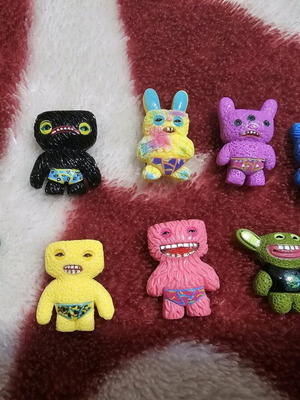 Fuggler μαγνητάκια καινούργια, διάφορα χρώματα