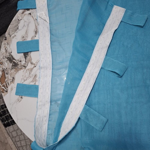 Turquoise Curtain 140x250 cm like new, set of 2