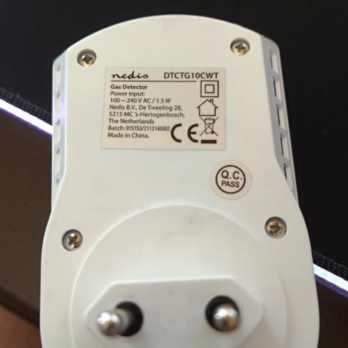 Nedis Smoke and Gas Detectors like new with Eurolamp rechargeable fan