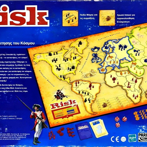 Risk Parker board game used from 2004 without instructions