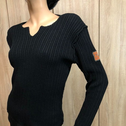 Free Wave knitted blouse size M like new, black