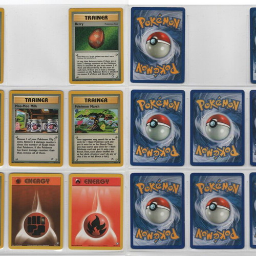 Pokemon Neo Genesis Unlimited Common & Uncommon Set 73 Cards used