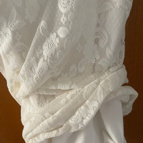 Hollister white lace mini dress like new, size M (fits S)