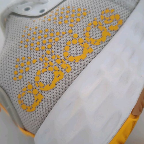 Adidas athletic shoes size 30 like new, grey and yellow