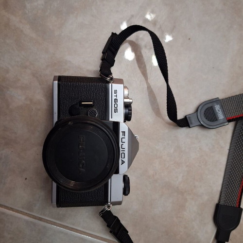 Fujica camera used with leather case