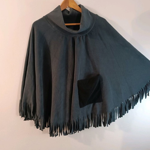 STAMION Poncho Cape gray new with tag