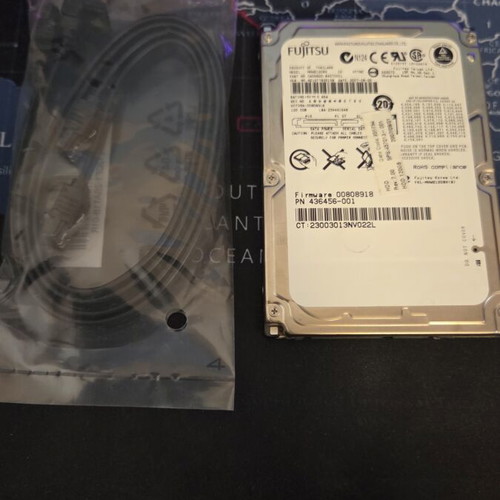 Fujitsu 120GB HDD used, 93% health