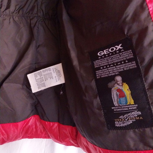 Geox Respira down jacket like new, rose pink, XS/S