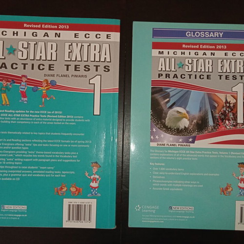 All Star Extra Practice Tests 1 Michigan ECCE book like new, English