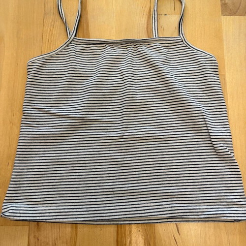 Striped top Brandy Melville Small size like new, black and white