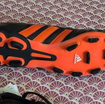 Adidas Men's Football Shoes Black Orange New Size 38.5