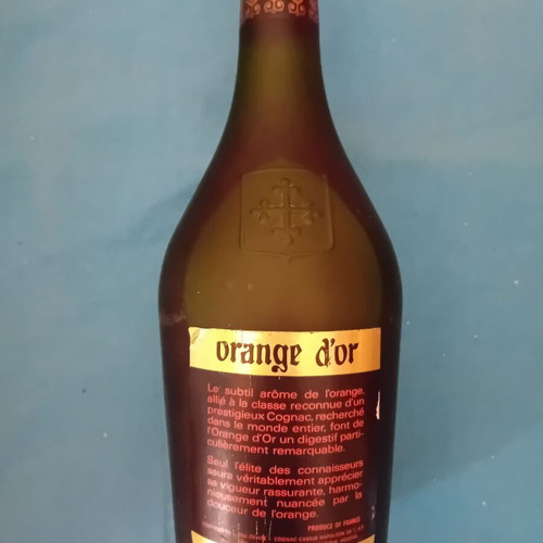 Orange d'or vintage liqueur with Cognac Napoleon base, new