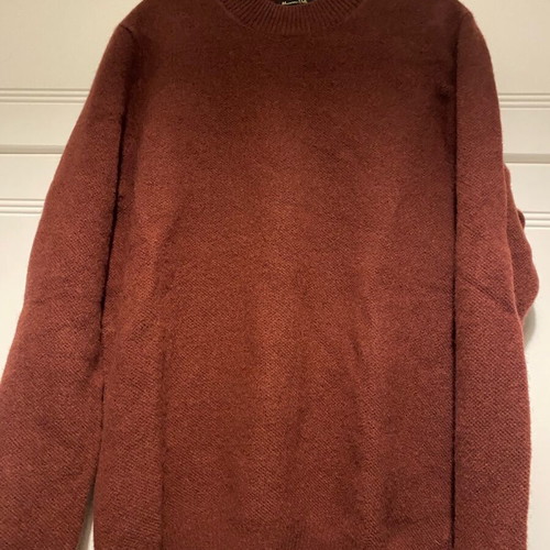 Massimo Dutti sweater wool with cashmere like new, red size L