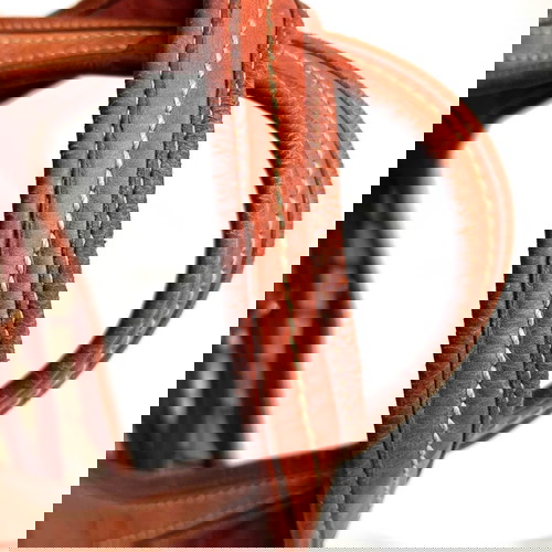 Coach оранжева кожена чанта за рамо употребявана