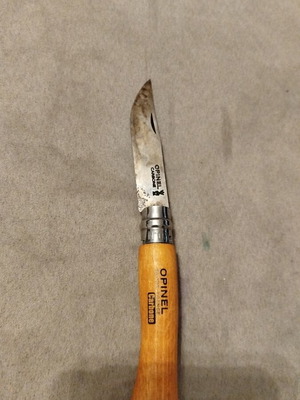 Opinel No7 πτυσσόμενο μαχαίρι, λάμα από ανθρακούχο ατσάλι