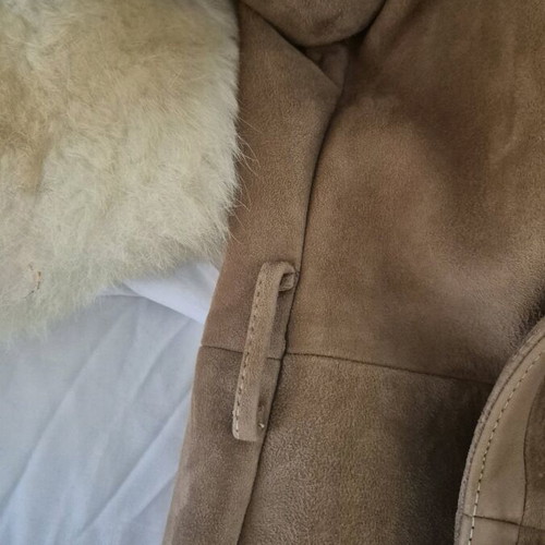 Brown Penny Lane style coat used, size M