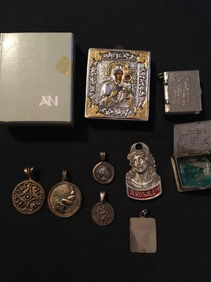 Silver Amulets and Charms 925-950 Like New