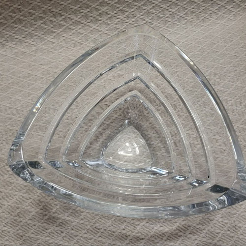 Crystal decorative bowl vase