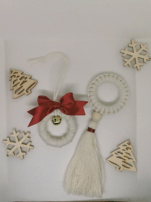 Macrame Christmas ornaments made to order