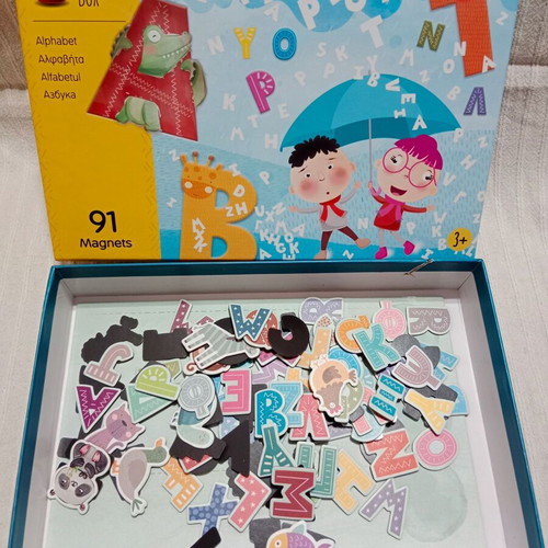 Magnet Box Alphabet board game used, complete