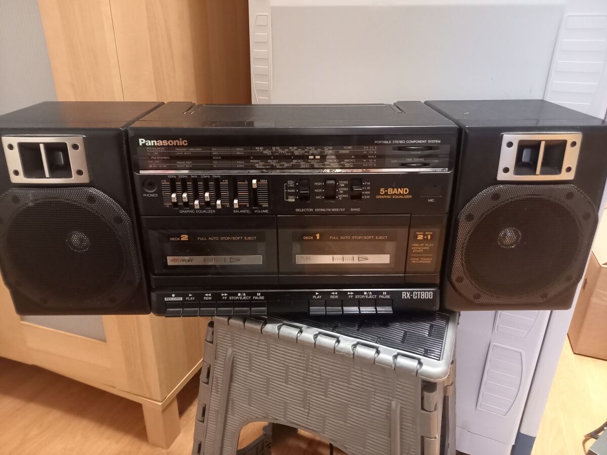 Panasonic RX-CT800 double cassette radio… - € 40,00 - Vendora.cy