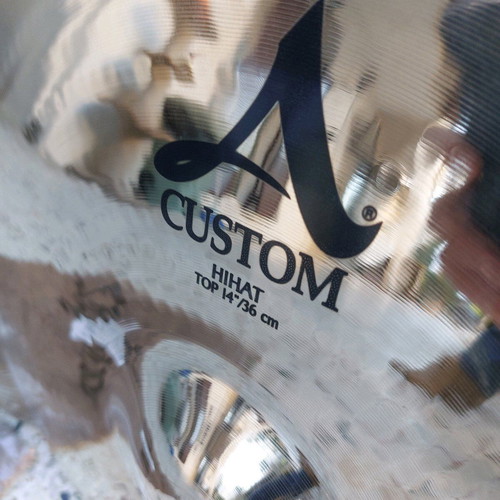Zildjian A Custom Hi-Hat 14" καινούργιο με δώρο 20" Turkey Ride πιατίνι