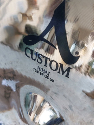 Zildjian A Custom Hi-Hat 14" καινούργιο με δώρο 20" Turkey Ride πιατίνι