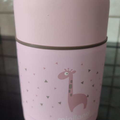 Miniland Baby Food Thermos Stainless Steel 600ml New, Pink