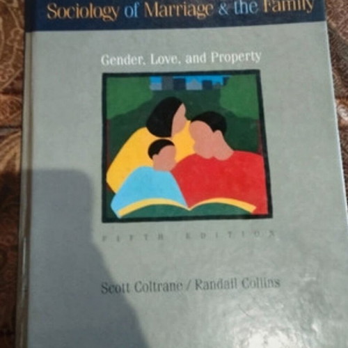 Sociology of Marriage & the Family book like new, English