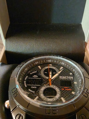 Ανδρικό ρολόι Reaction by Kenneth Cole νέο, μαύρο