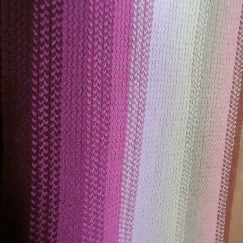 Motorcycle scarf like new with fringes and purple colors