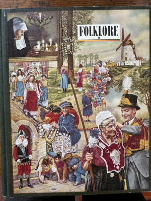 Belgische Folklore Boek II σκληρόδετο μεταχειρισμένο, βελγική λαογραφία και παραδόσεις