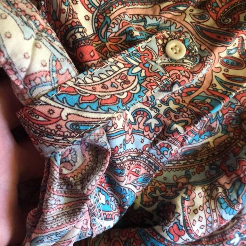 Boho Tunic Dress May & Co with Paisley Pattern and Zipper Size M/L like new