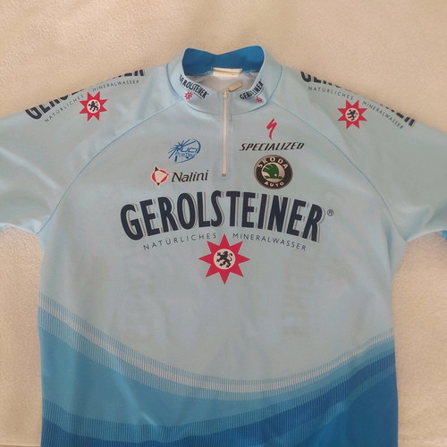Nalini Gerolsteiner cycling jersey used, size 6, vintage