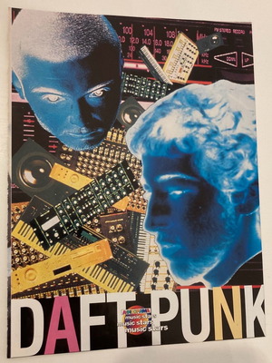 Daft Punk - Maria Montell Insert from magazine Afisorama In good condition Price 4 Euros
