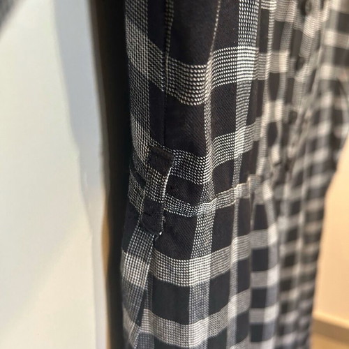 Attrattivo Checked Shirt Dress small like new, black and grey