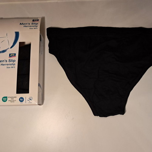 Aro men's slip pack of 5 size M black new