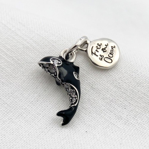 Pandora Oath Symbol Pendant S925 new, black and silver