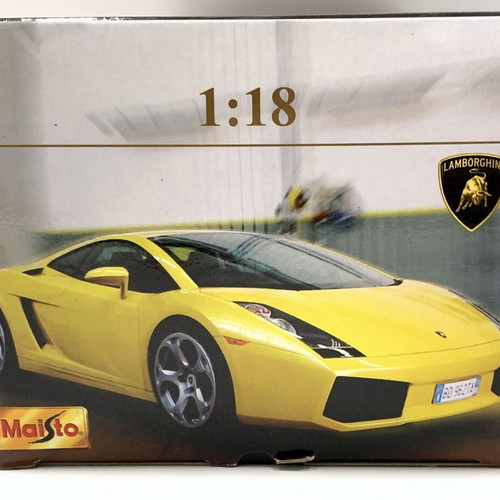 Diecast Car Maisto Lamborghini Gallardo Black 1:18 scale new