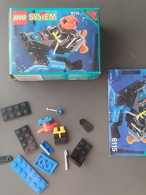 Lego 6115 Shark Scout used, missing some pieces