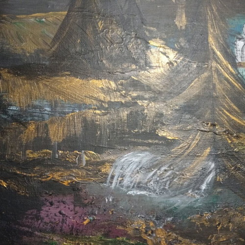Painting Fairy Tale Landscape New